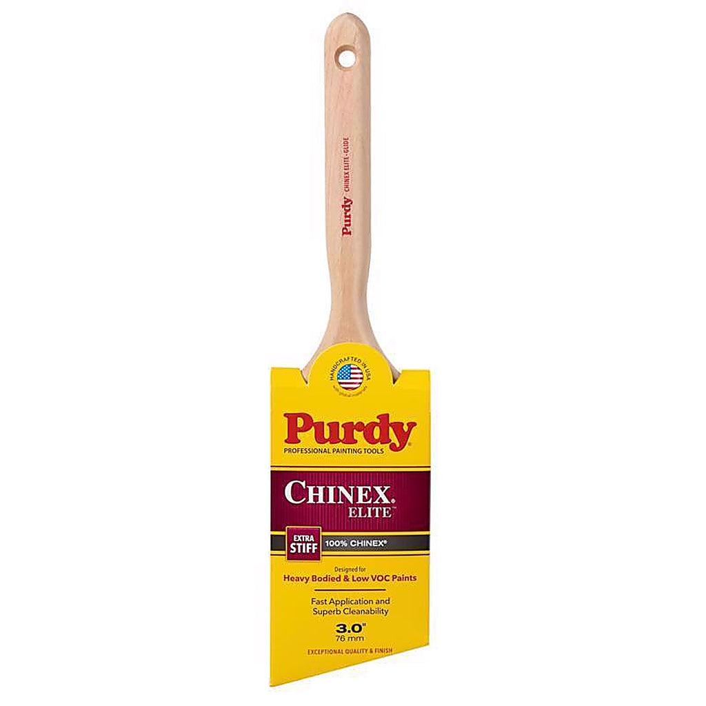 Purdy - 144552930 - Chinex Elite Glide 3 in. Extra Stiff Angle Paint Brush