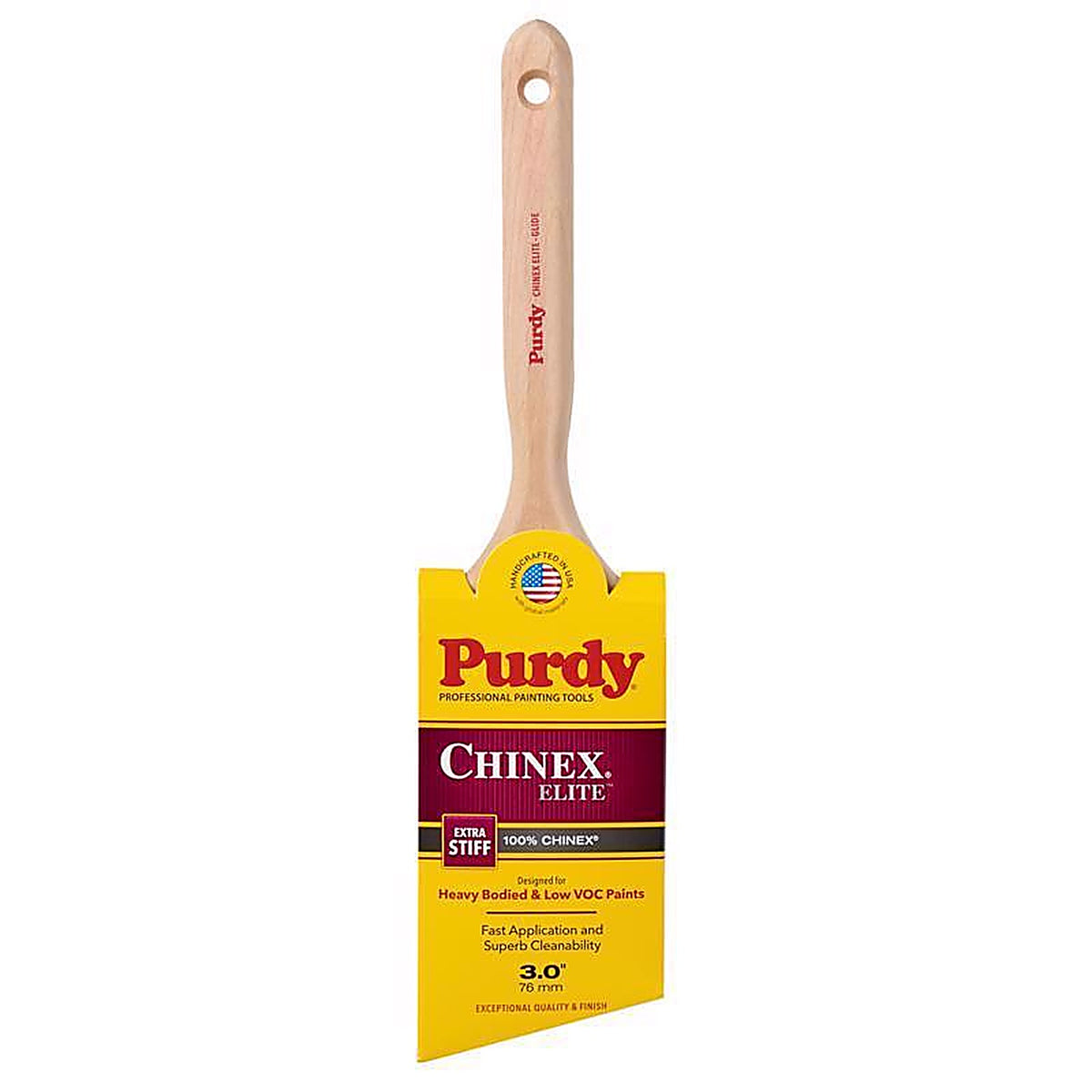 Purdy - 144552930 - Chinex Elite Glide 3 in. Extra Stiff Angle Paint Brush