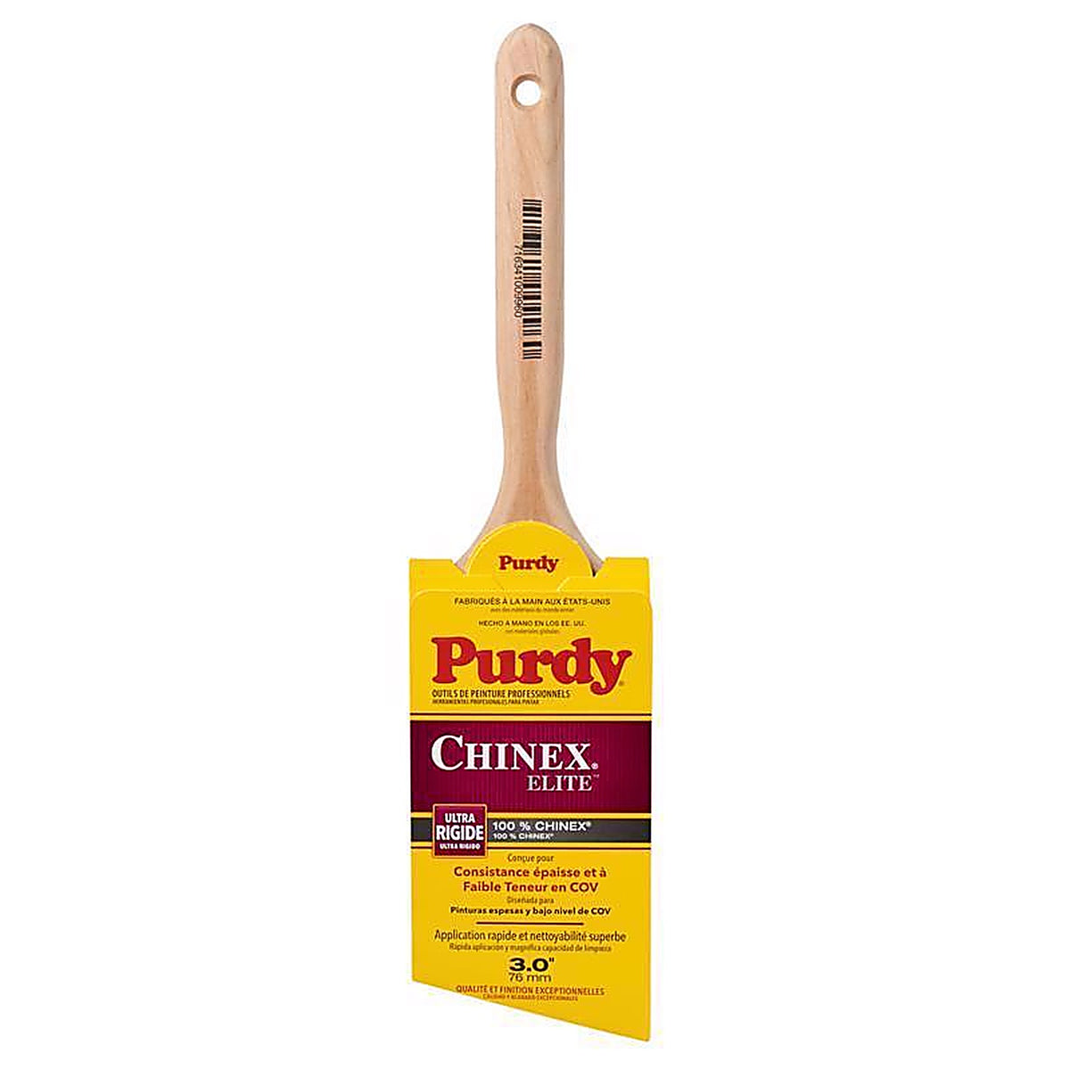 Purdy - 144552930 - Chinex Elite Glide 3 in. Extra Stiff Angle Paint Brush
