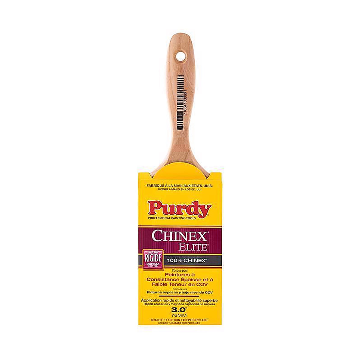 Purdy - 144580930 - Chinex Elite Sprig 3 in. Extra Stiff Flat Paint Brush