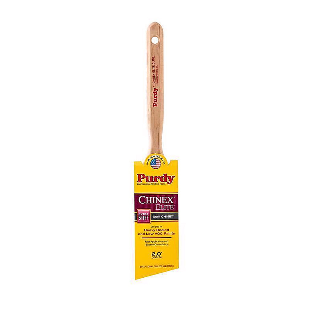 Purdy - 144552920 - Chinex Elite Glide 2 in. Extra Stiff Angle Paint Brush