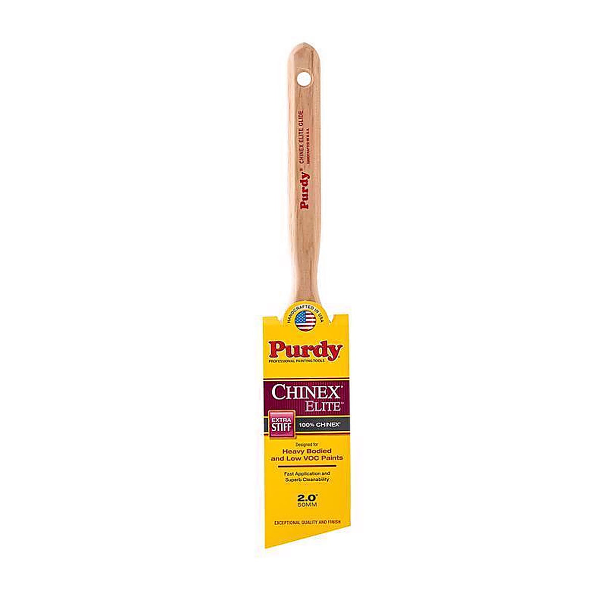 Purdy - 144552920 - Chinex Elite Glide 2 in. Extra Stiff Angle Paint Brush