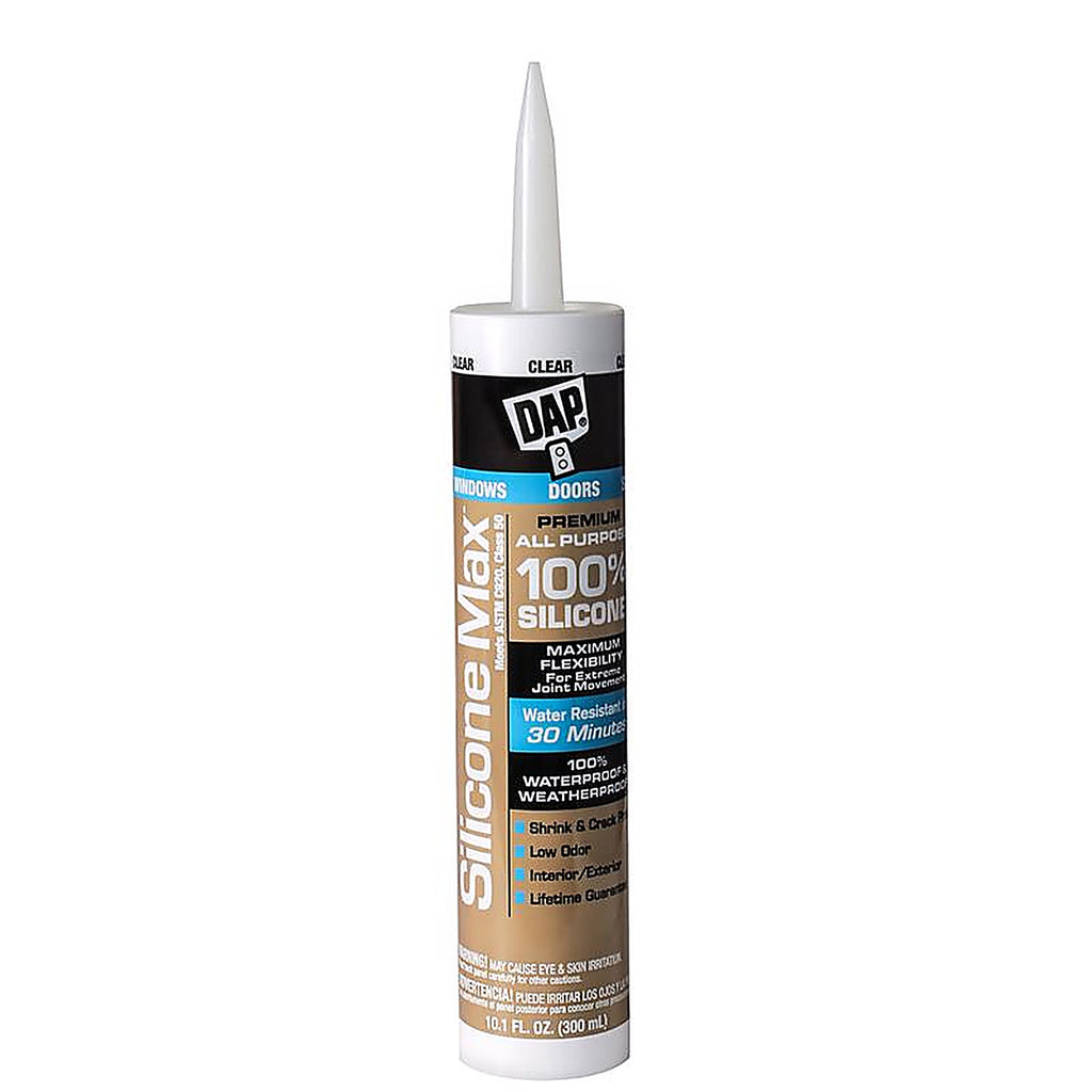 DAP - 7079808791 - Silicone Max Clear Silicone All Purpose Sealant 10.1 oz