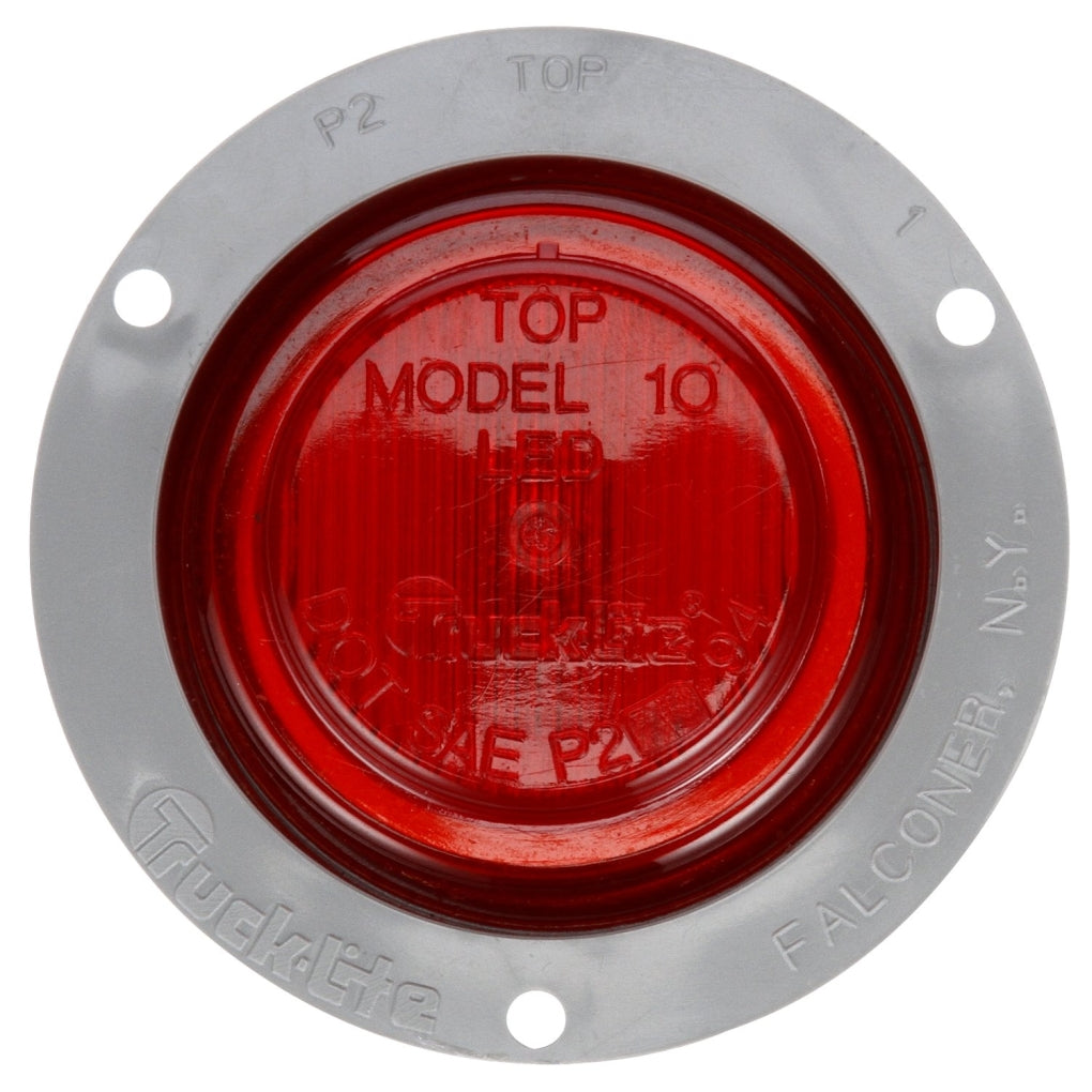 Trucklite - 10051R - 10 Series LED Red Round Marker Clearance Light