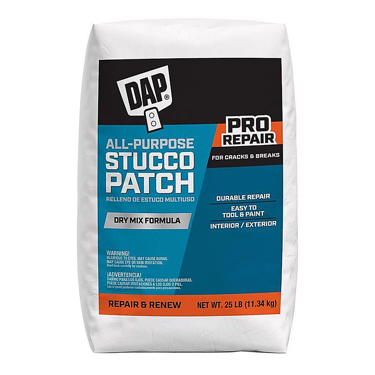 DAP - 7079810502 - 25 lb Indoor and Outdoor Stucco Patch
