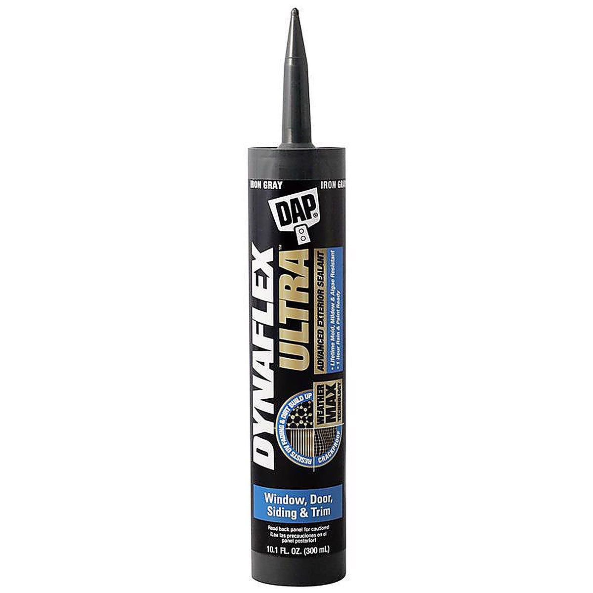 DAP - 7079818215 - Dynaflex Ultra Iron Gray Advanced Latex Door/Siding/ Window Sealant 10.1 oz