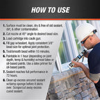 DAP - 7079818215 - Dynaflex Ultra Iron Gray Advanced Latex Door/Siding/ Window Sealant 10.1 oz