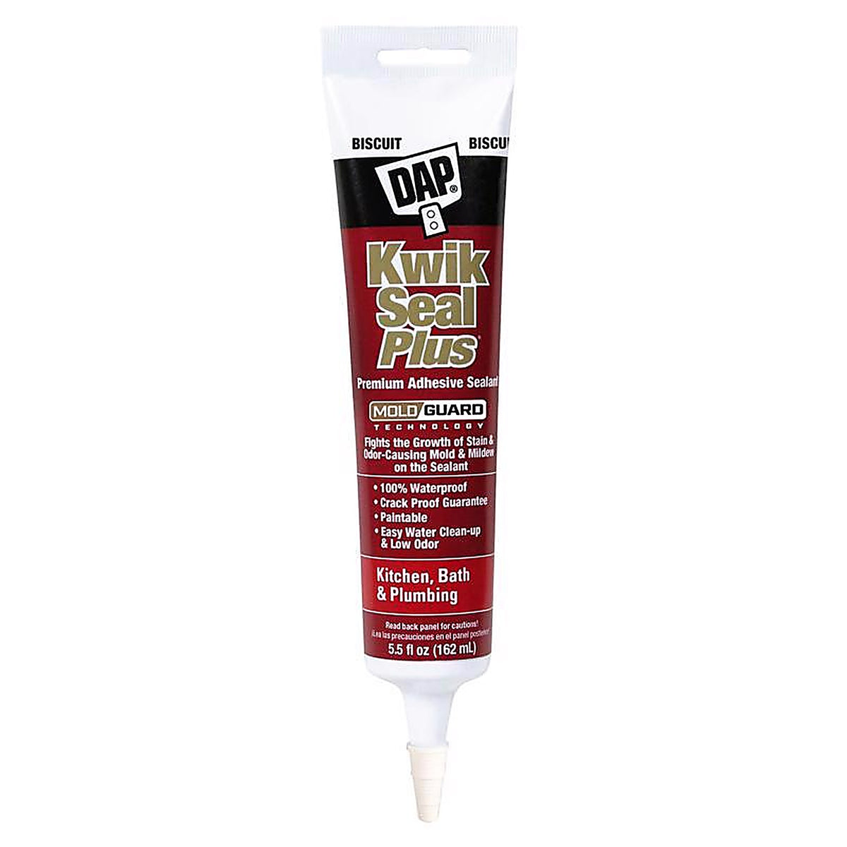 DAP - 7079818539 - Kwik Seal Biscuit Siliconized Latex Adhesive Caulk 5.5 oz