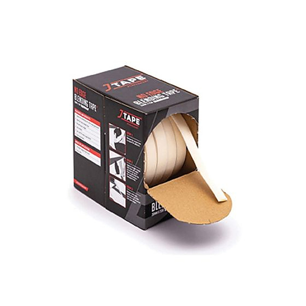 Jtape - 10122025 - 1012 Series Non-Edge Blending Tape, 25 m L X 20 mm W, 3 mm Thk, White