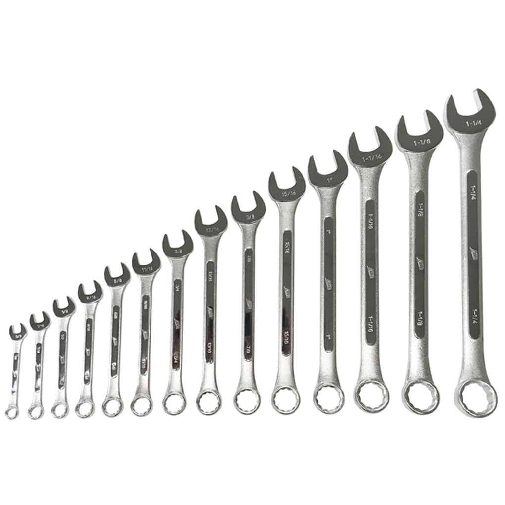 ATD - 1014 - 14 Pc. SAE Raised Panel Combination Wrench Set