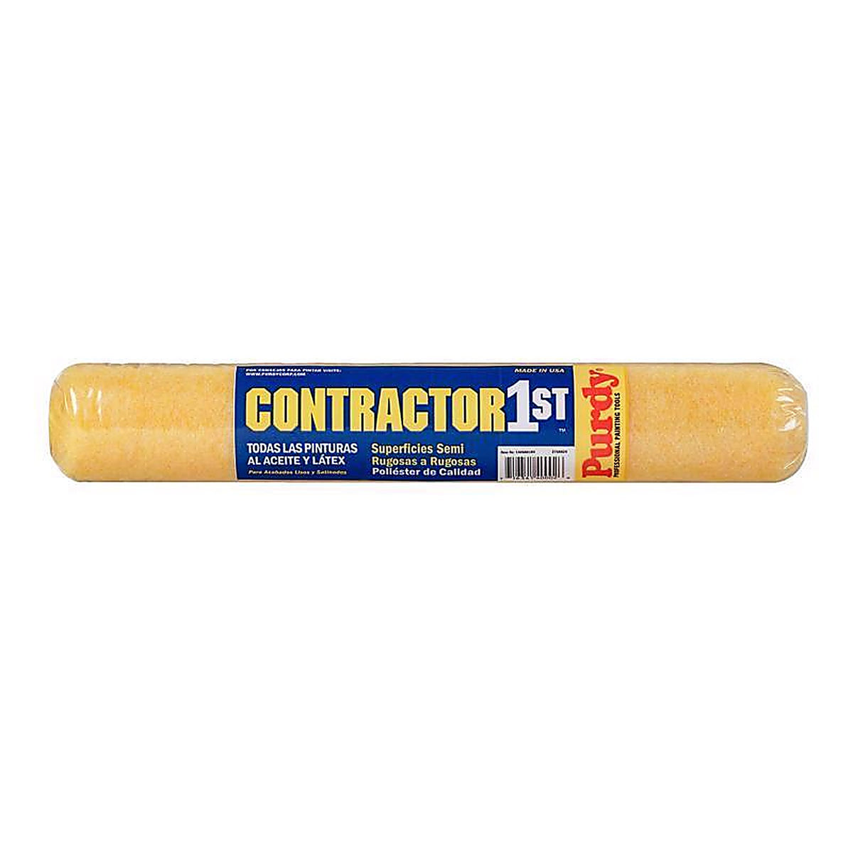 Purdy - 144688184 - Contractor 1st Polyester 18 in. W X 3/4 in. Paint Roller Cover 1 pk