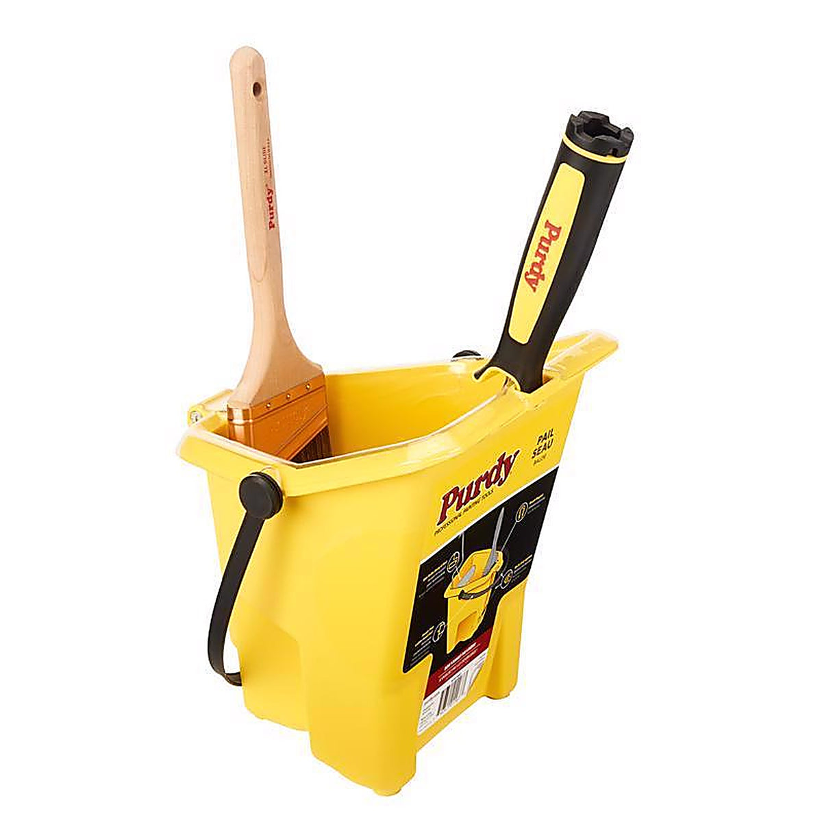 Purdy - 14T921000 - Pail 4.5 in. W Yellow Plastic Painter Pail