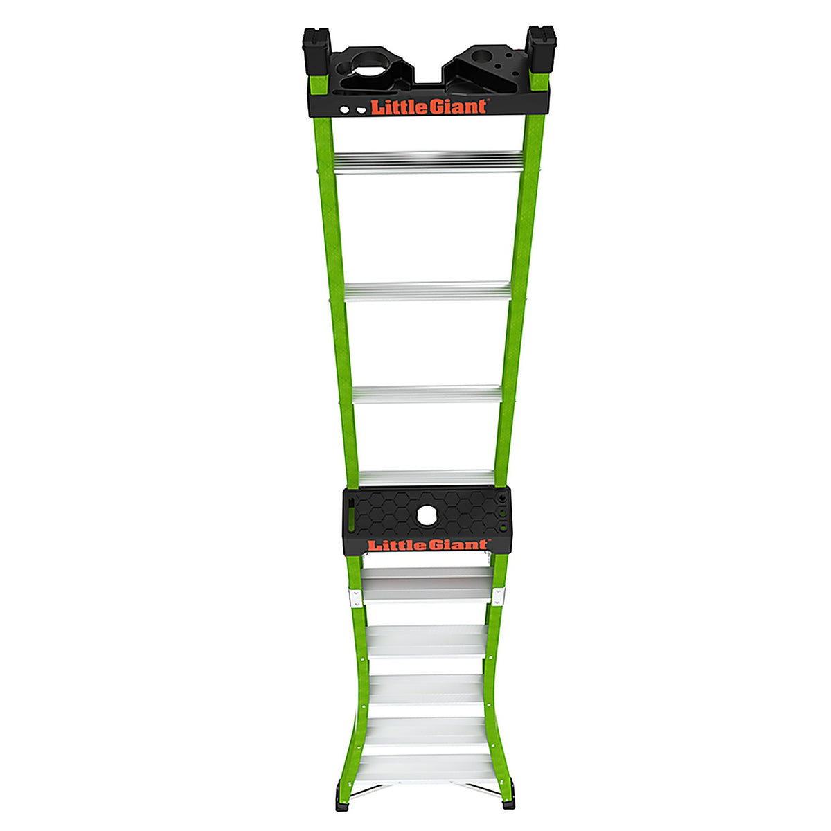 Little Giant - 15104-002 - 10 ft. H x 18.5 in. W Aluminum Quad Pod Type 1AA 300 lb.