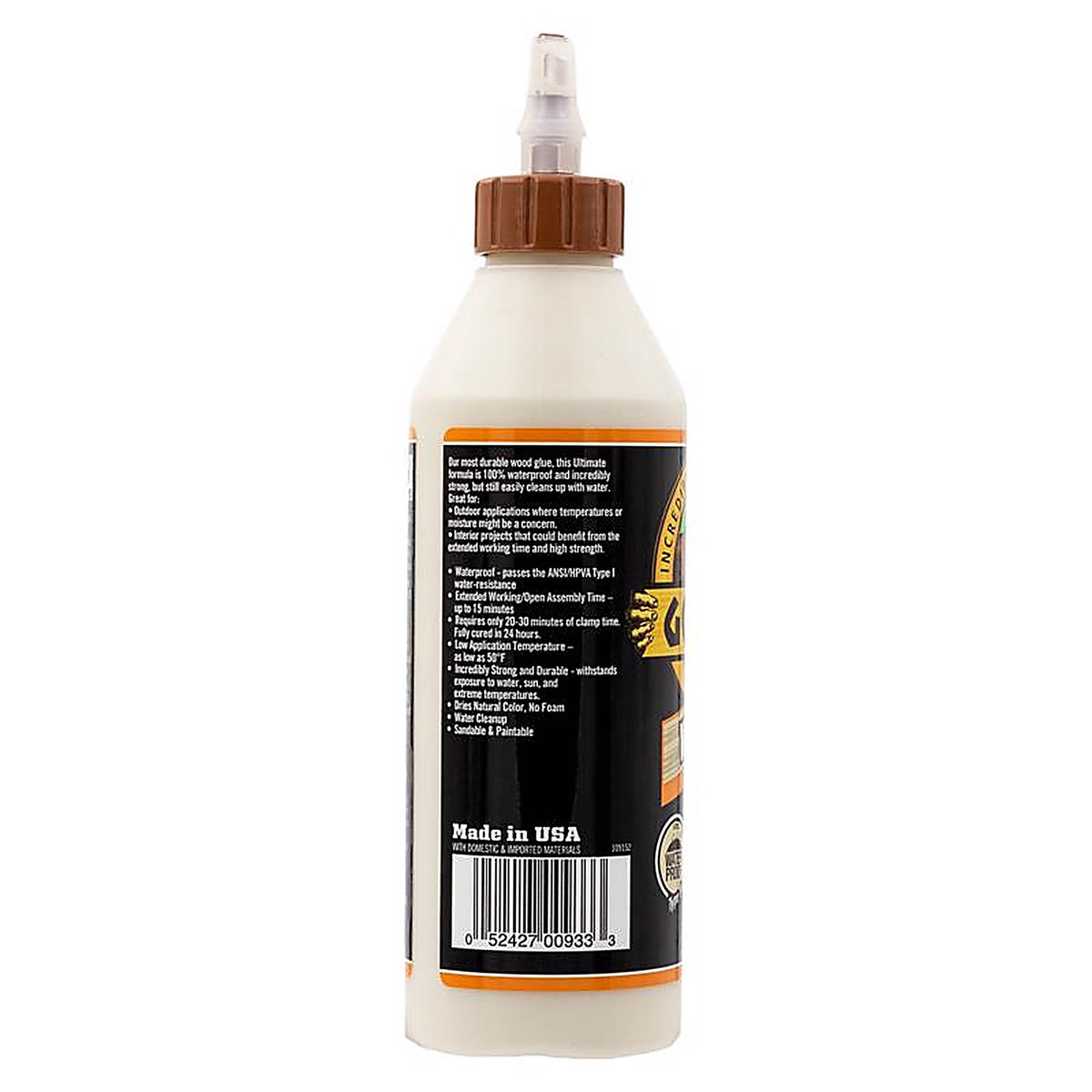 Gorilla - 104406 - Extra Strength Wood Glue 18 oz