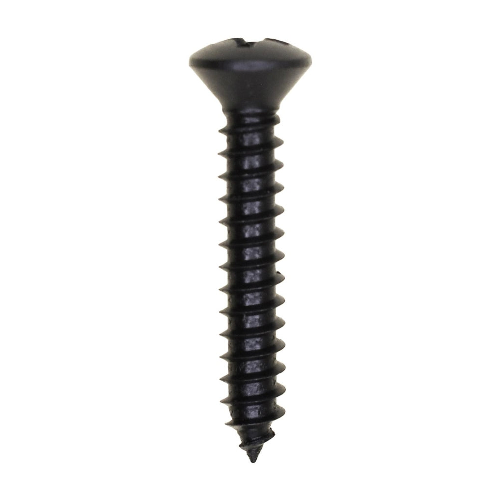 Auveco - 10167 - #8 X 1 in Phillips Oval Head Tapping Screw Black Oxide