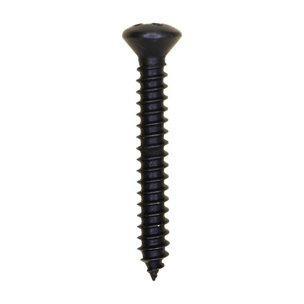 Auveco - 10169 - #8 X 1-1/4 in Phillips Oval Head Tapping Screw Black Oxide