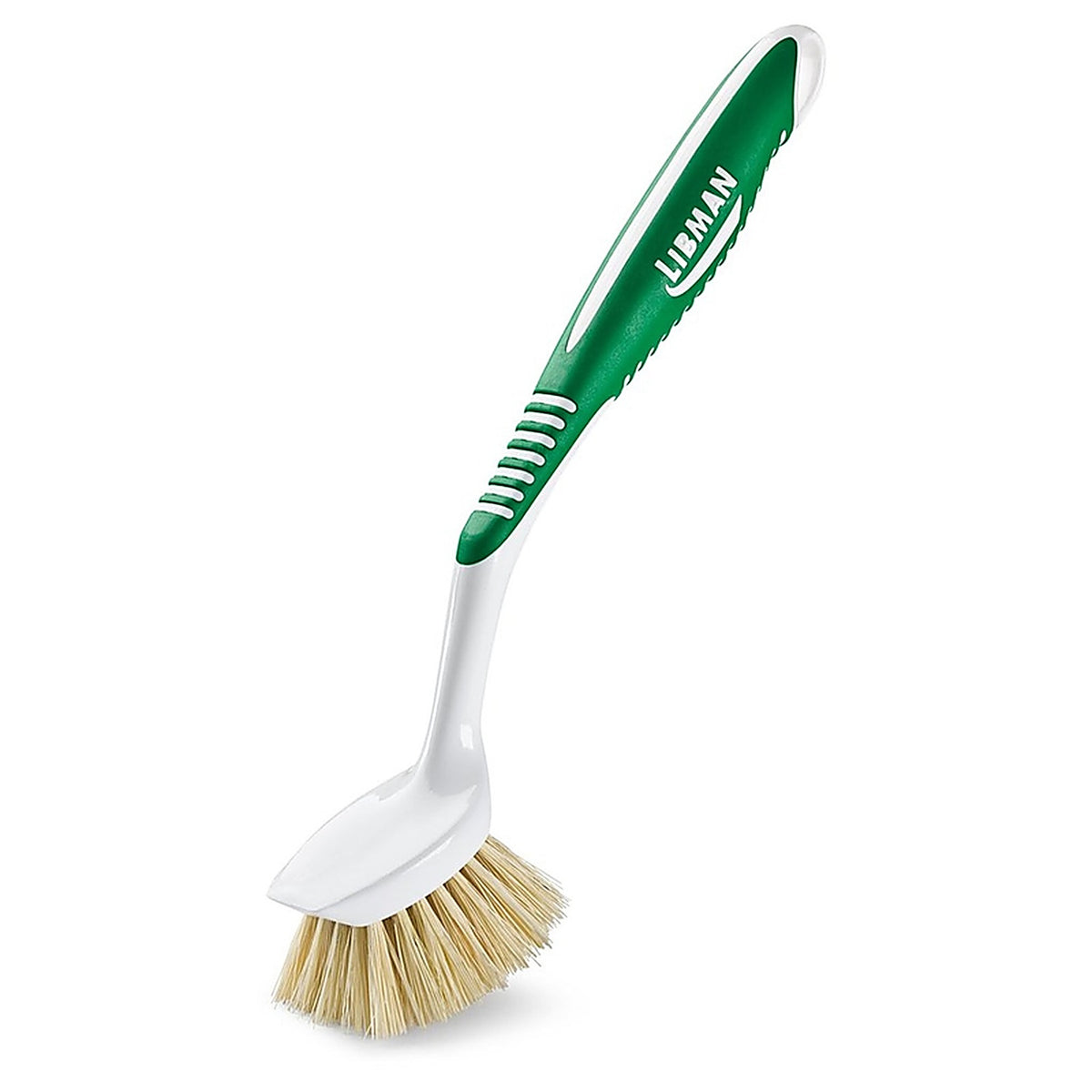 Libman - 36 - 2.25 in. W Soft/Medium Bristle 8 in. Rubber Handle Vegetable Brush