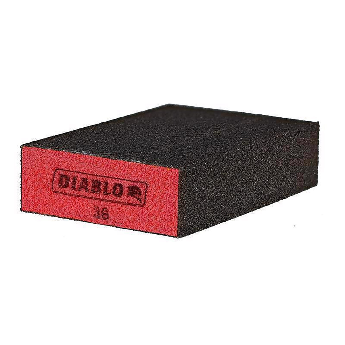 Diablo - DFBBLOCCRS03G - 4 in. L X 2-1/2 in. W X 1 in. T 36 Grit Coarse Block Sanding Sponge