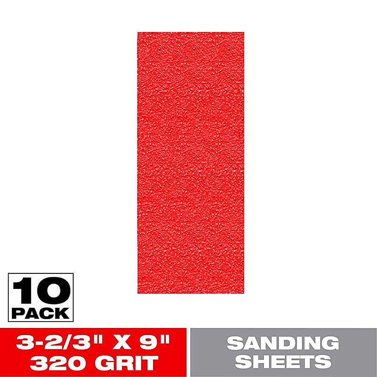 Diablo - DCS323320S10G - 9 in. L X 3-2/3 W 320 Grit Aluminum Oxide Sanding Sheet 10 pk
