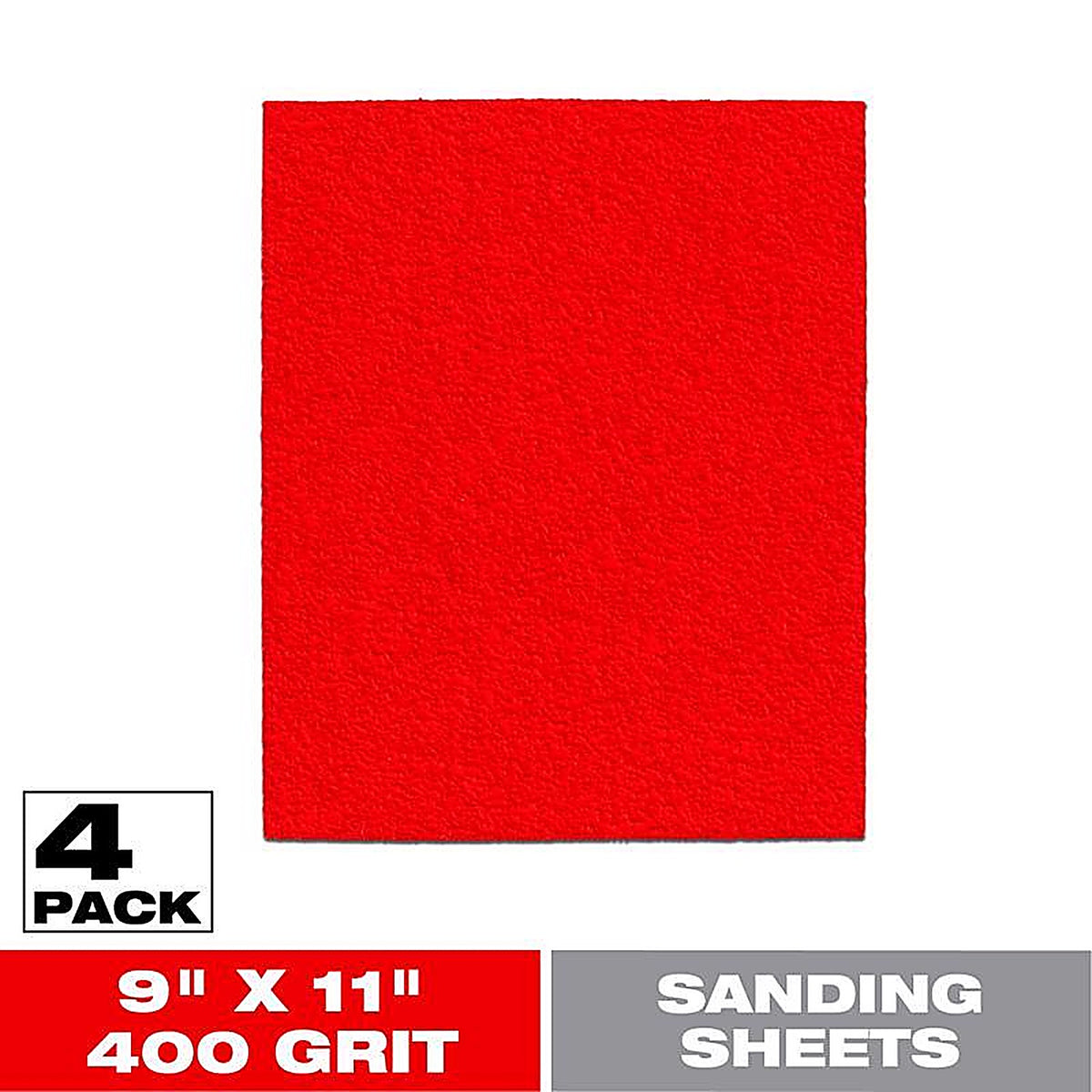 Diablo - DCS911400S04G - 9 in. L X 11 W 400 Grit Aluminum Oxide Sanding Sheet 4 pk