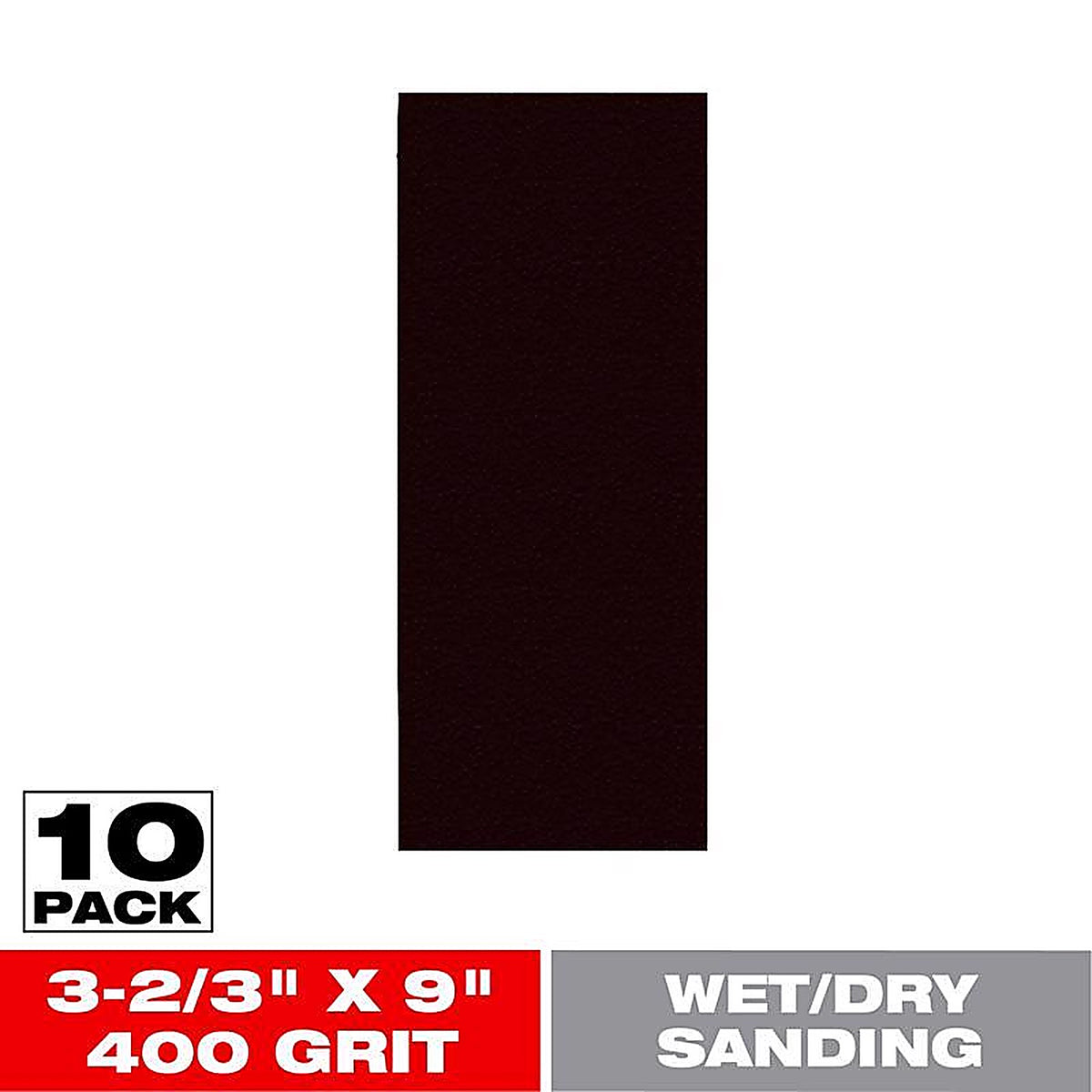Diablo - DCS323400S10W - 9 in. L X 3-2/3 W 400 Grit Silicon Carbide Sanding Sheet 10 pk
