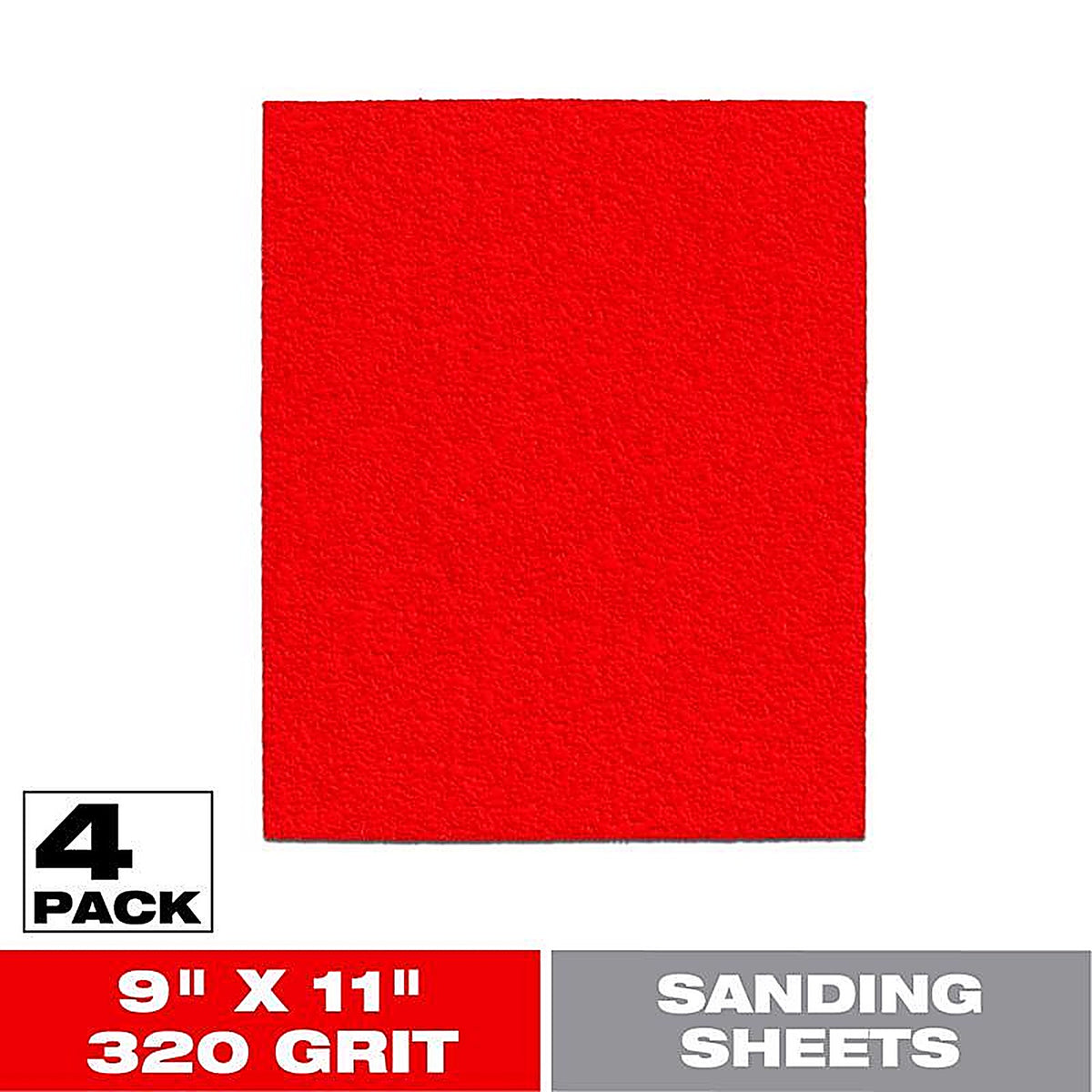 Diablo - DCS911320S04G - 9 in. L X 11 W 320 Grit Aluminum Oxide Sanding Sheet 4 pk