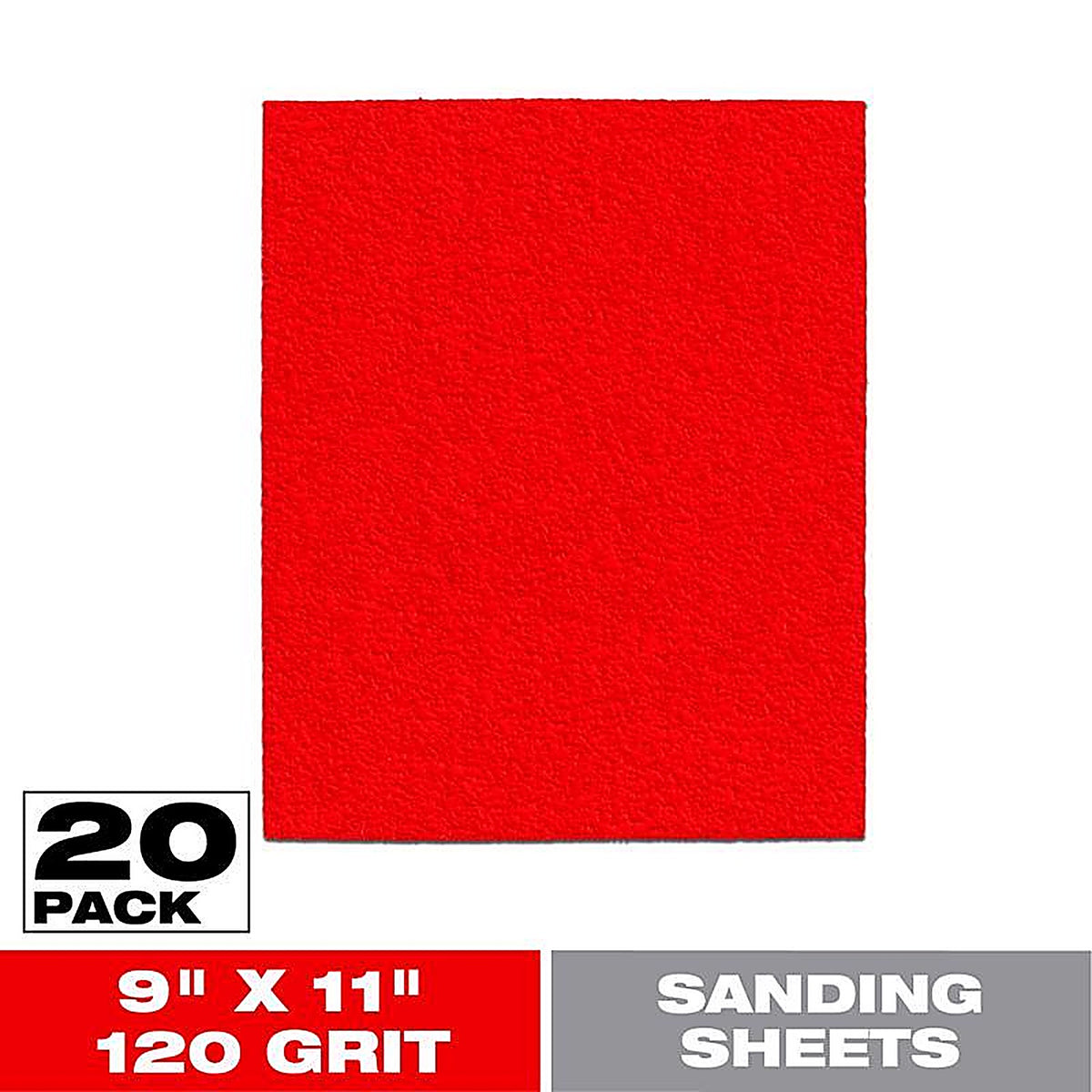 Diablo - DCS911120S20G - 9 in. L X 11 W 120 Grit Aluminum Oxide Sanding Sheet 20 pk