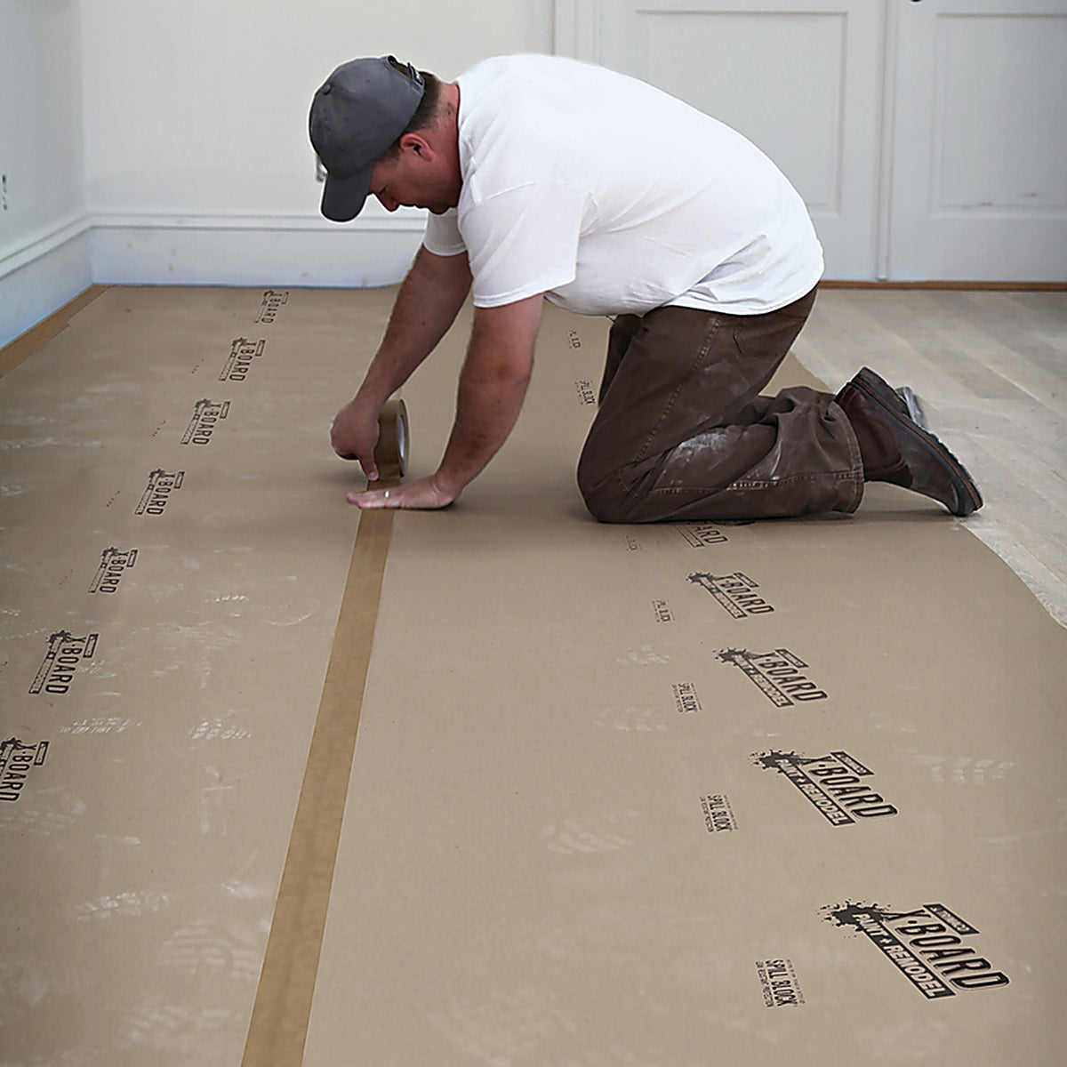 Trimaco - 12375 - X-Board Surface Protection 35 in. W X 50 ft. L Brown 1 pc