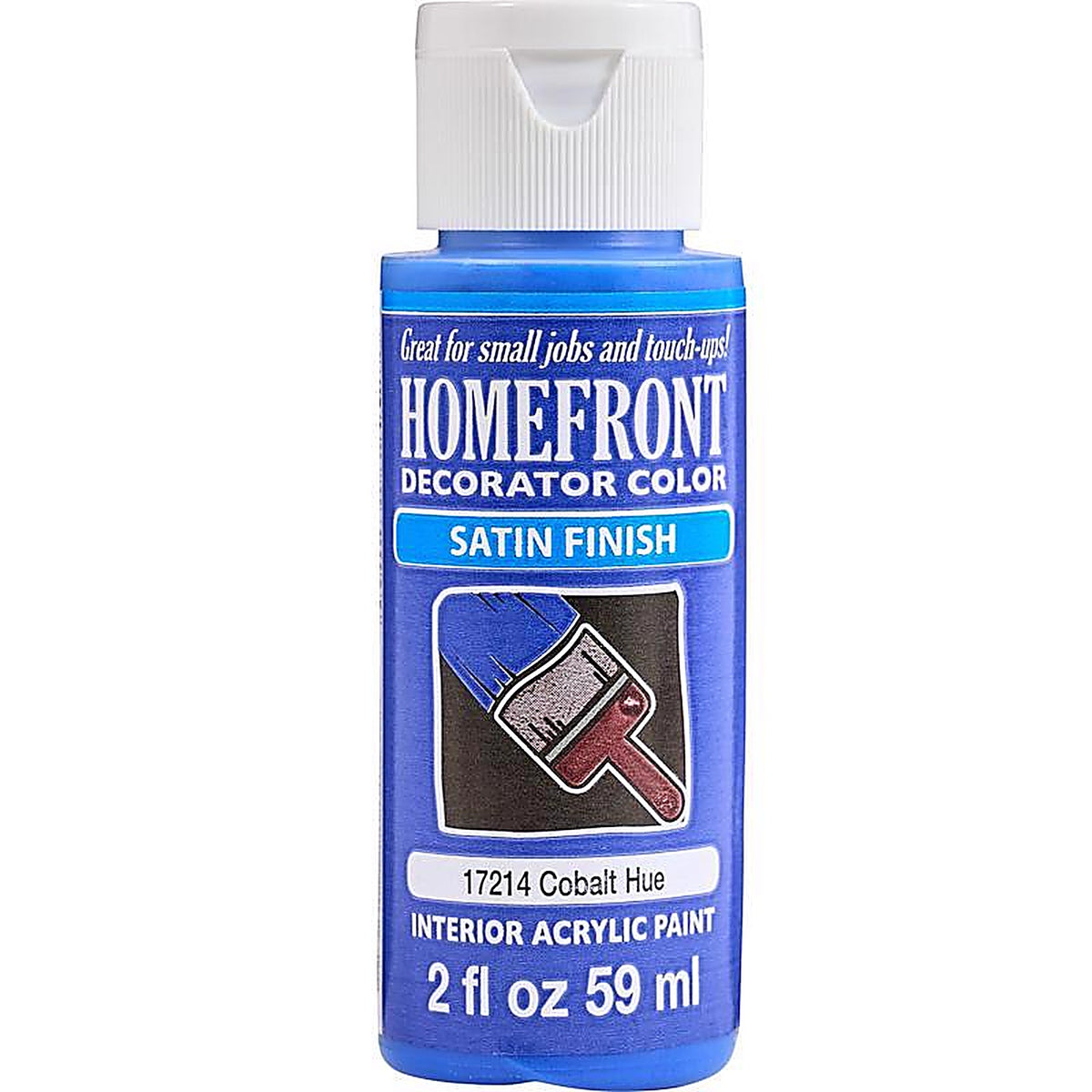 Homefront - 17214N - Satin Cobalt Blue Hobby Paint 2 oz