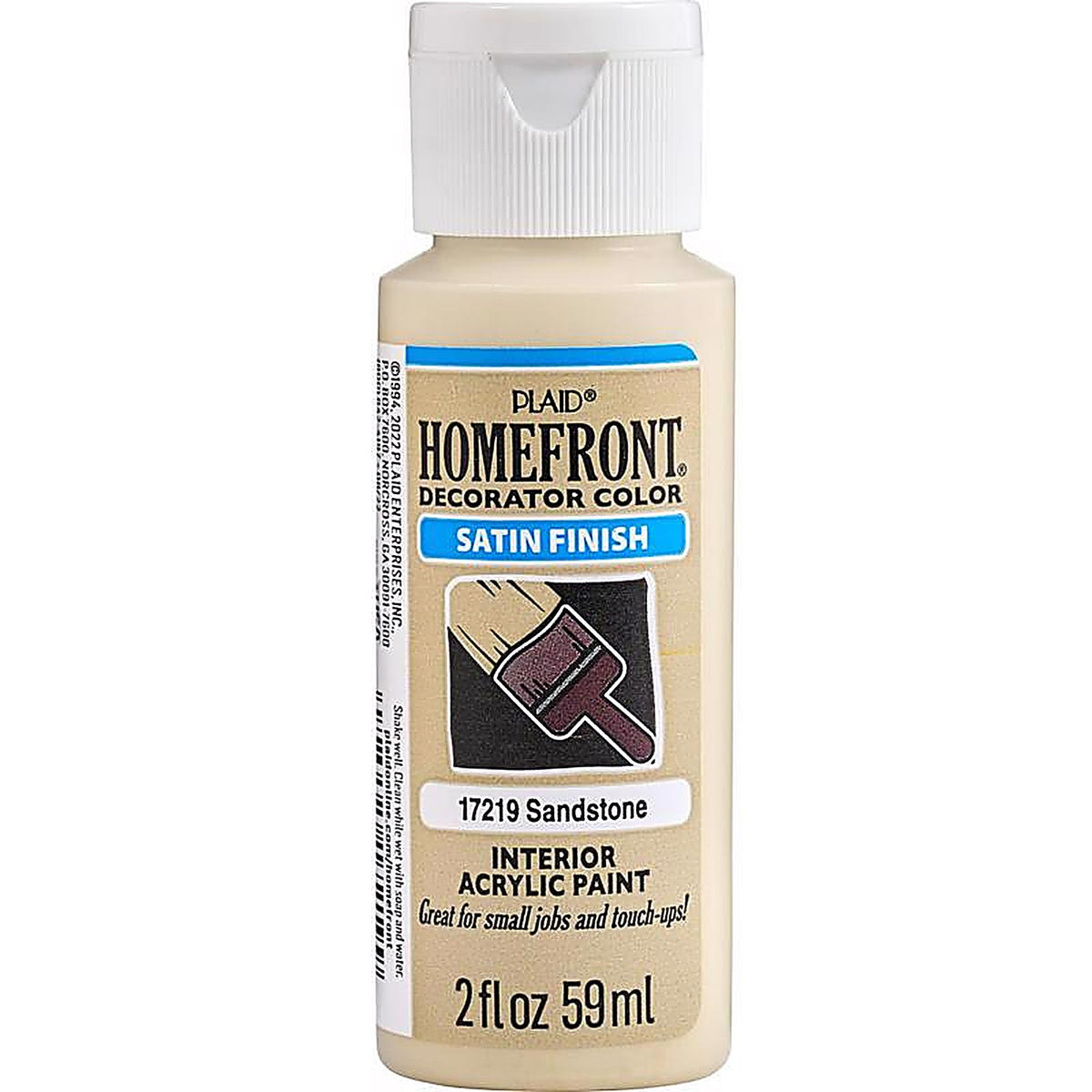 Homefront - 17219N - Satin Sandstone Hobby Paint 2 oz