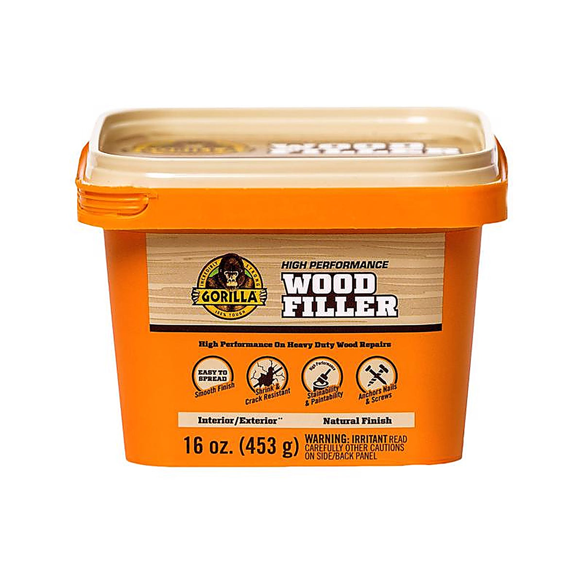 Gorilla - 107103 - Natural Wood Filler 16 oz