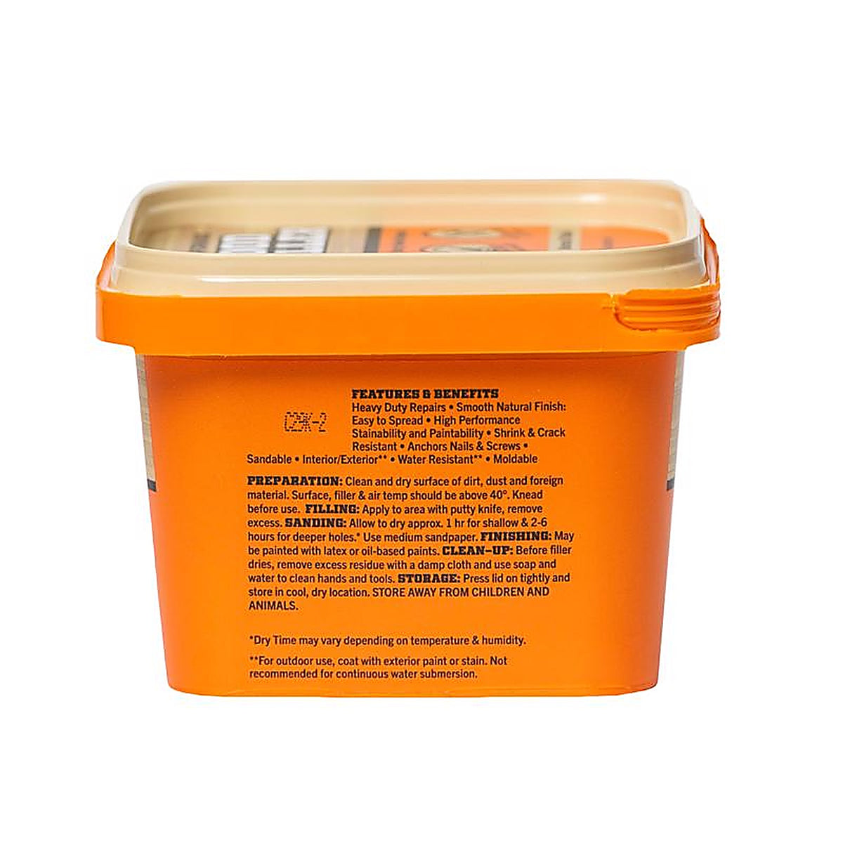 Gorilla - 107103 - Natural Wood Filler 16 oz