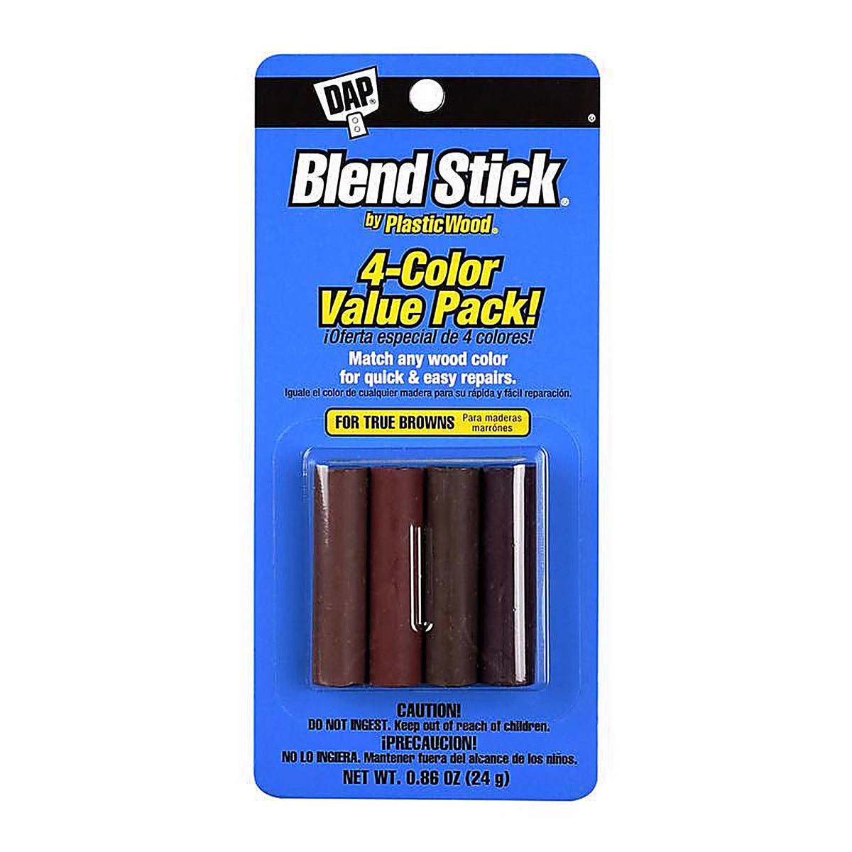 DAP - 7079804102 - Plastic Wood True Browns Blend Sticks 0.86 oz