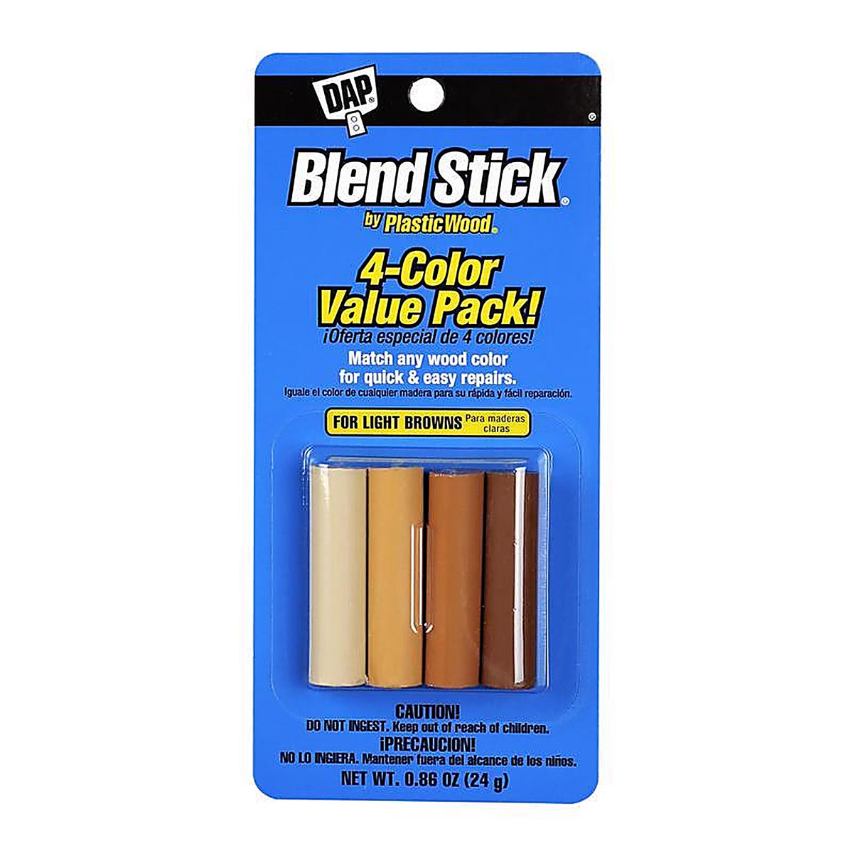 DAP - 7079804101 - Plastic Wood Light Browns Blend Sticks 0.86 oz
