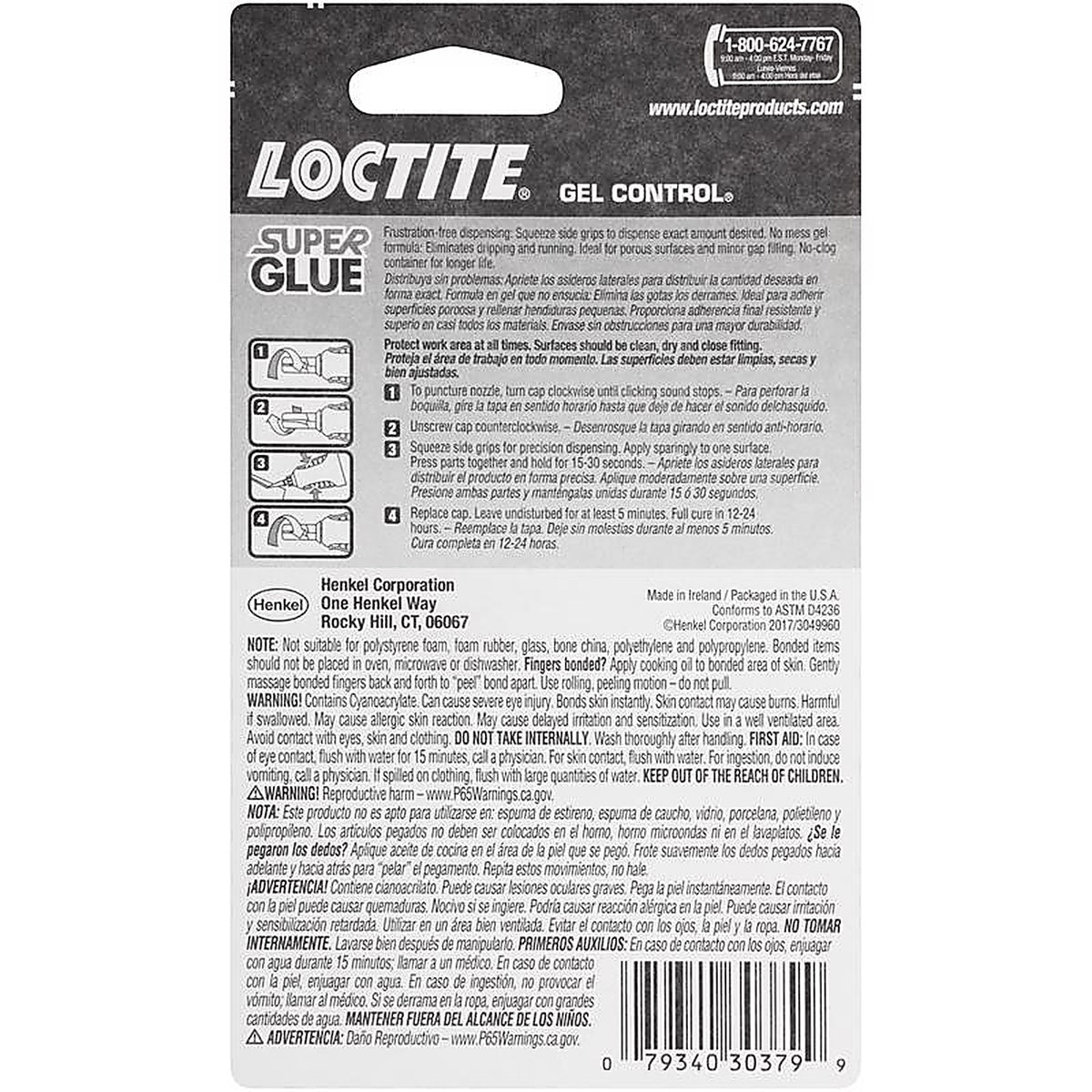 Loctite - 234790 - Super Glue High Strength Ethyl Cyanoacrylate Super Glue 4 gm