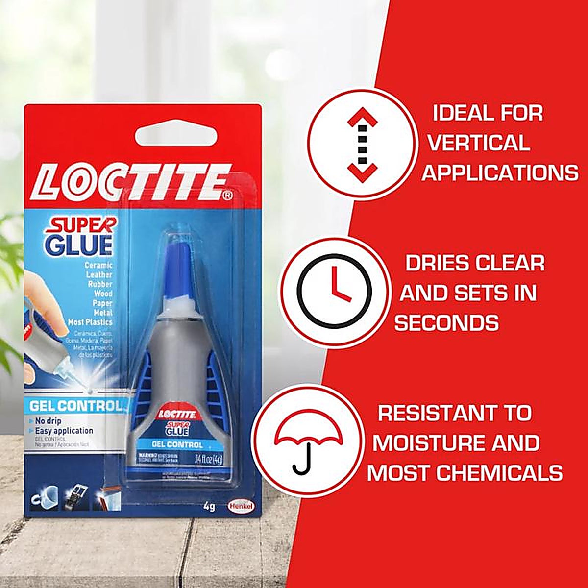 Loctite - 234790 - Super Glue High Strength Ethyl Cyanoacrylate Super Glue 4 gm