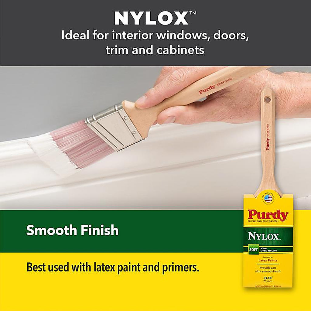 Purdy - 144153220 - Nylox 2 in. Soft Angle Paint Brush
