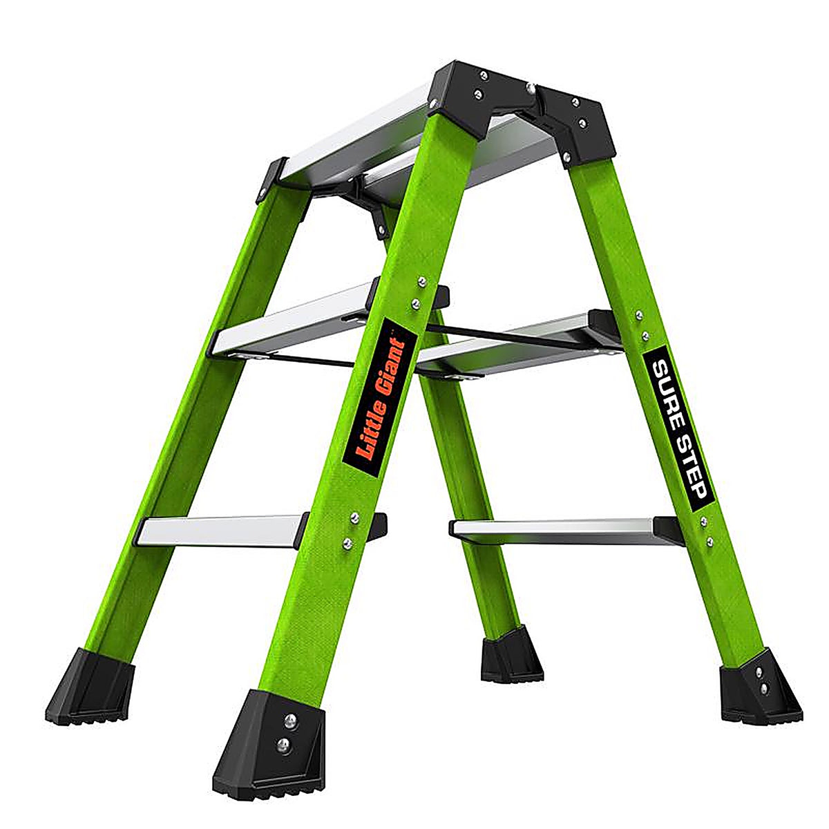 Little Giant - 11953 - Sure Step 25.98 in. H X 11.8 in. W X 8 in. D 375 lb. capacity 3 step Resin Step Stool