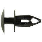 Disco|10247PK|9mm Hole Size 20mm Head 21mm Stem, Black Nylon Push Type Retainers