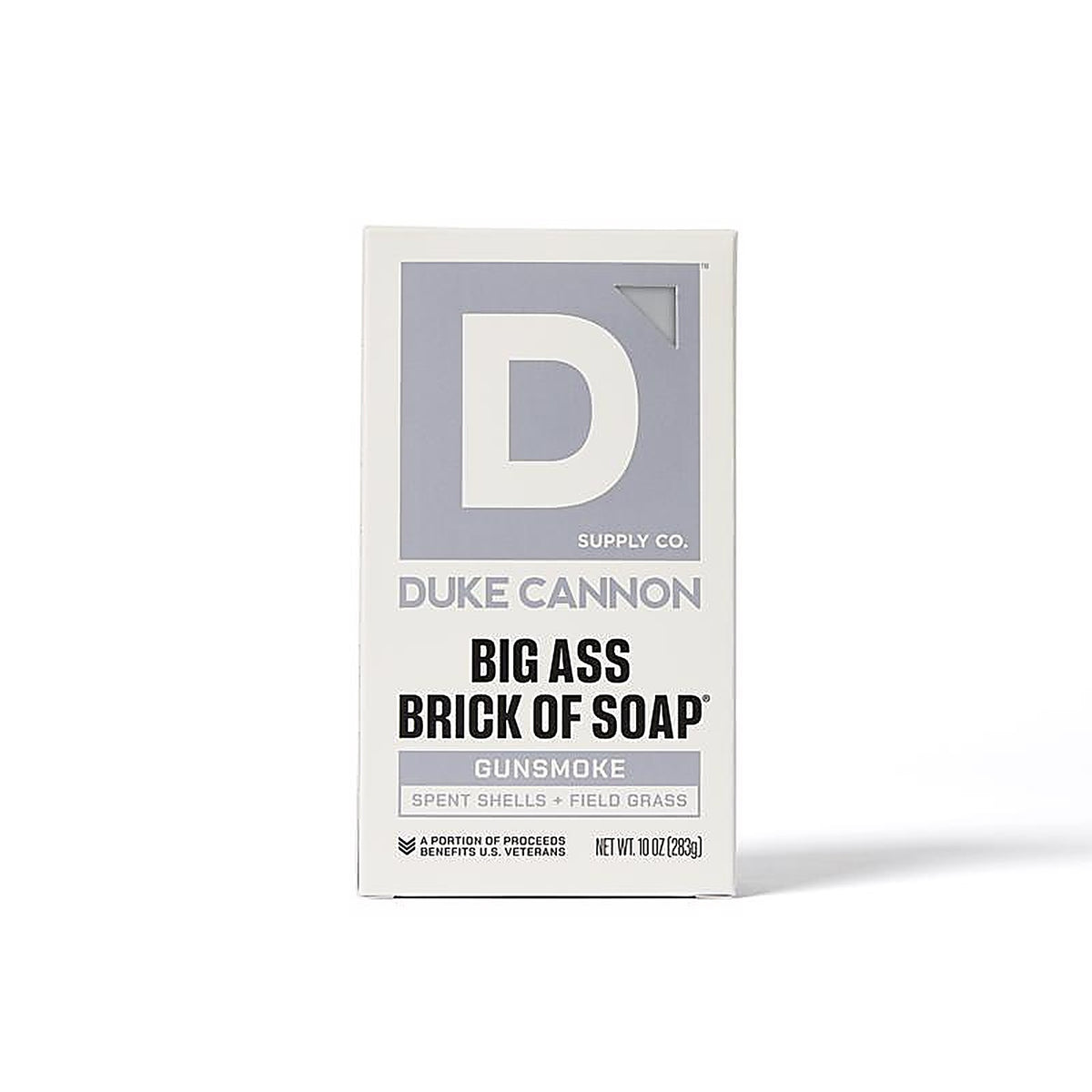 Duke Cannon - 03GUNSMOKE1 - Gray Brick Herbal Soap 10 oz 1 pk