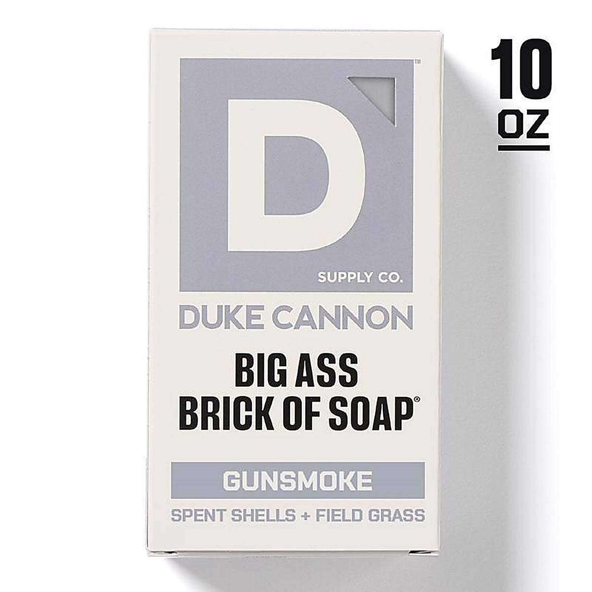 Duke Cannon - 03GUNSMOKE1 - Gray Brick Herbal Soap 10 oz 1 pk