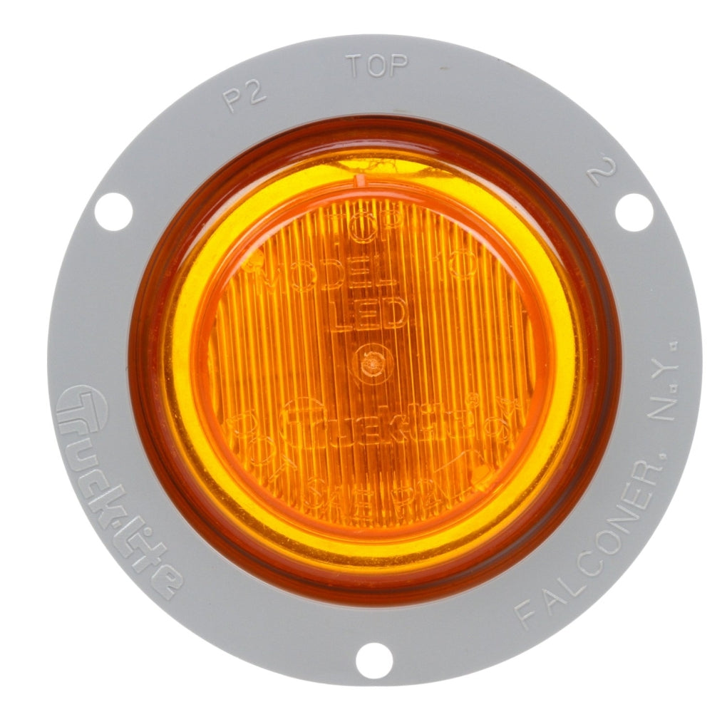 Trucklite - 10251Y - LED 10 Series M/C Light & Flange