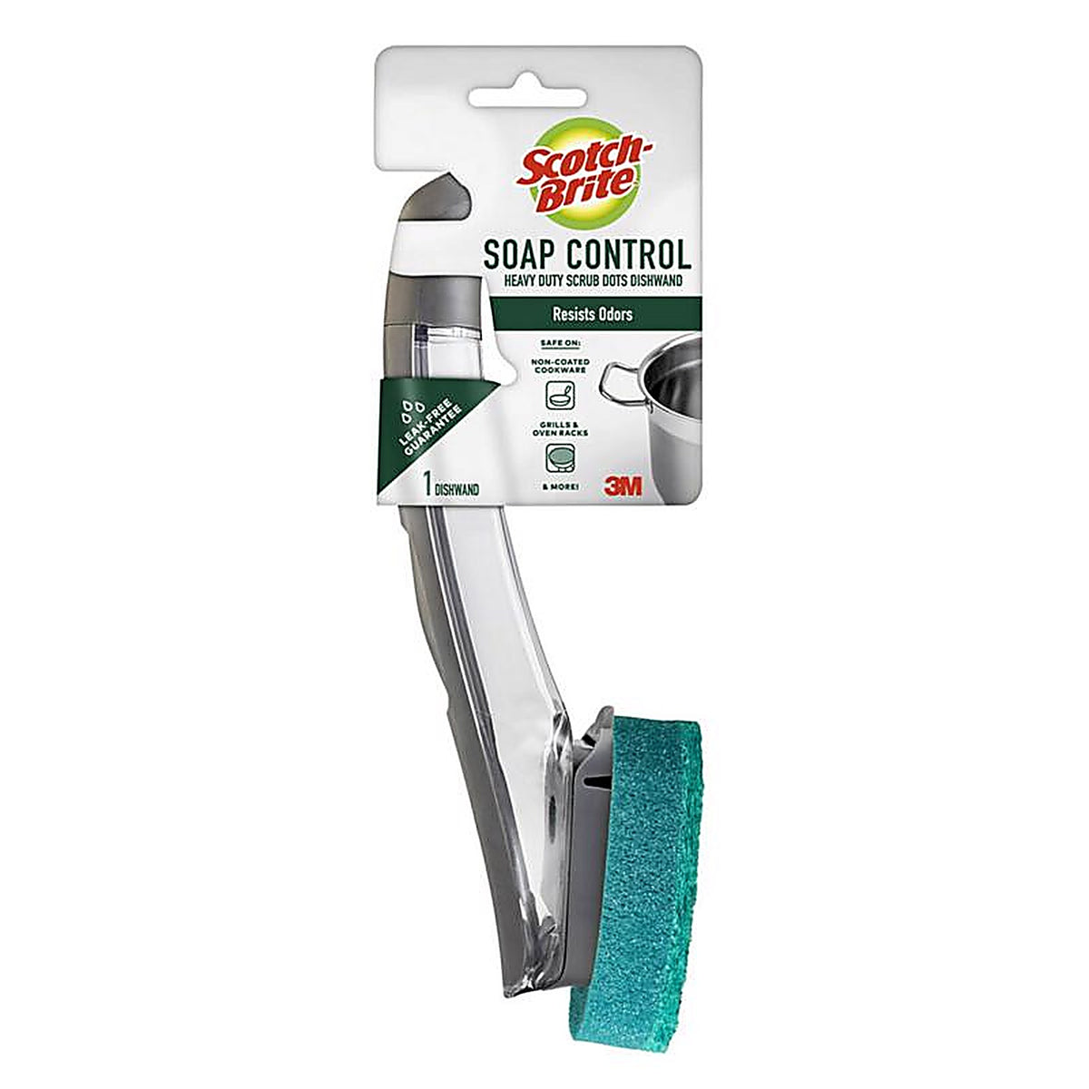 3M - 651A-4 - Scotch-Brite Heavy Duty Dishwand Brush For Multi-Purpose 1 pk