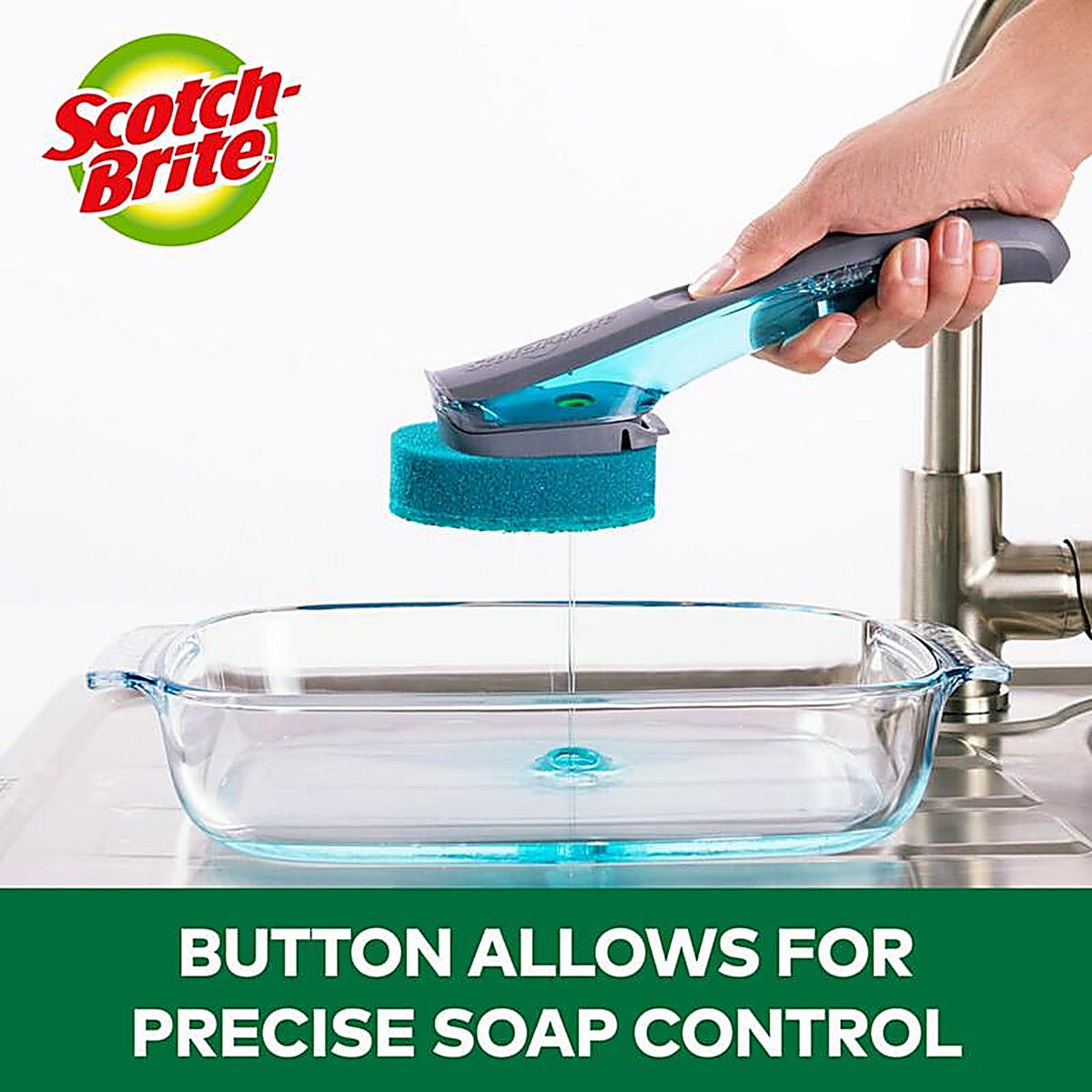 3M - 651A-4 - Scotch-Brite Heavy Duty Dishwand Brush For Multi-Purpose 1 pk