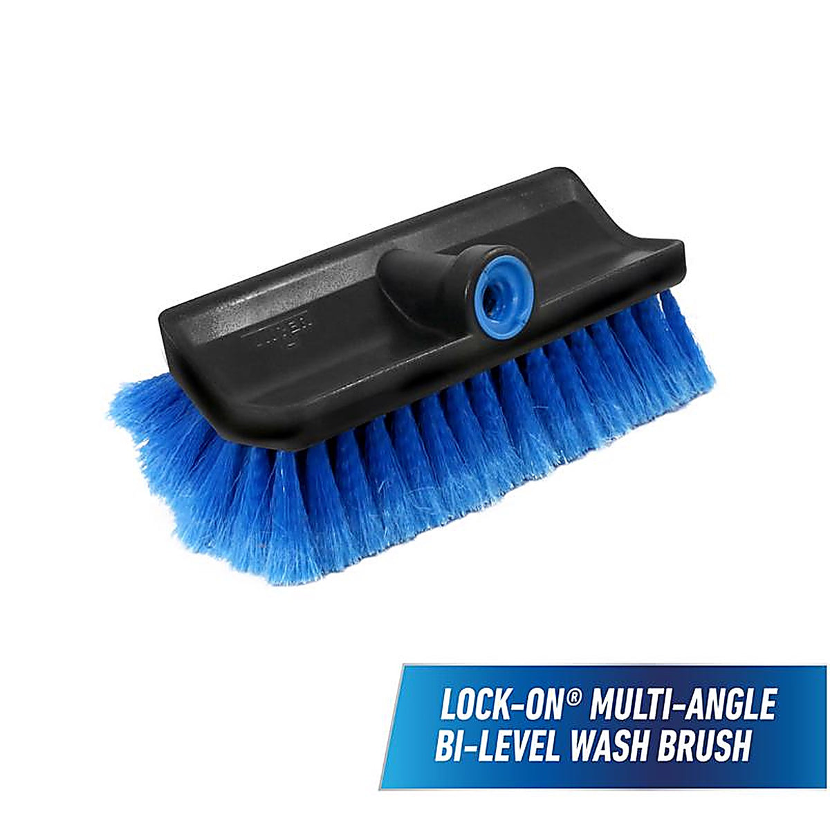 Unger - 975830 - 10 in. W Soft Bristle Plastic Handle Multi-Angle Wash Brush