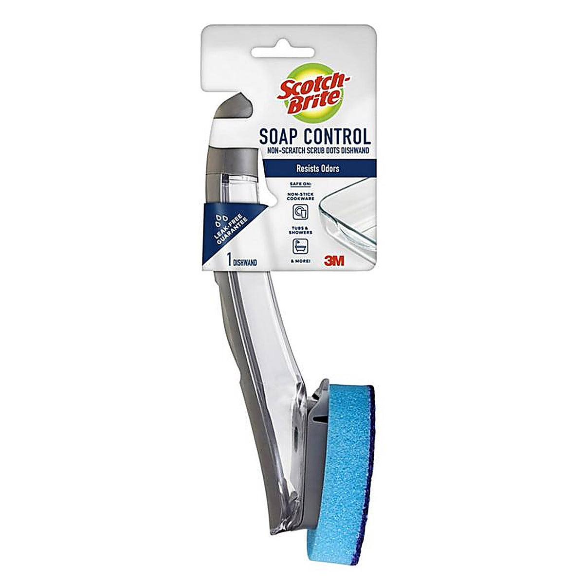 3M - 451A-4 - Scotch-Brite Non-Scratch Dishwand Brush For Multi-Purpose 1 pk