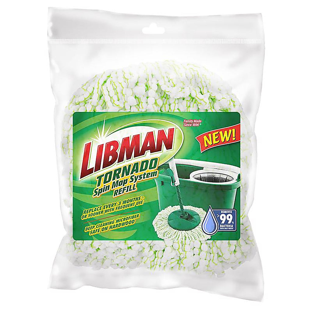 Libman - 1284 - Tornado Spin Microfiber Mop Refill 1 pk
