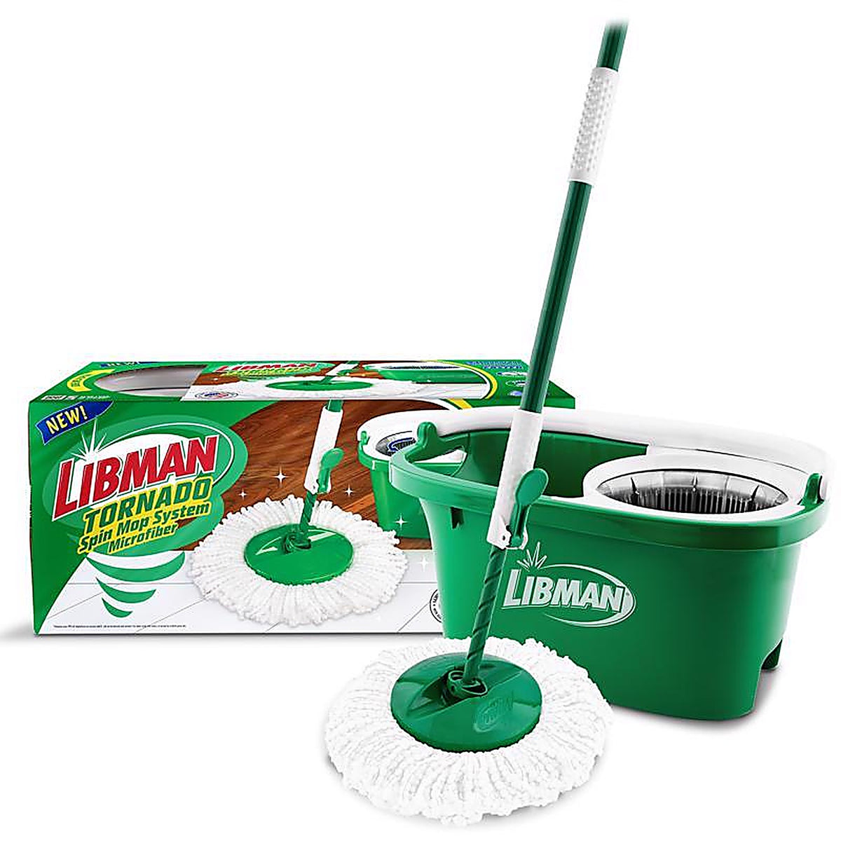 Libman - 1283 - Tornado 14 in. W Spin Mop with Bucket