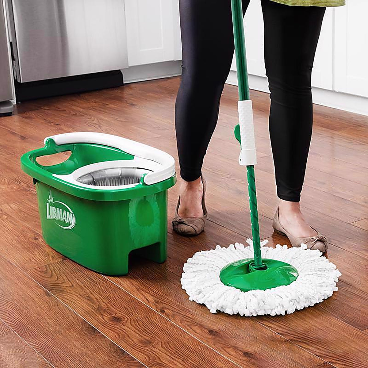 Libman - 1283 - Tornado 14 in. W Spin Mop with Bucket