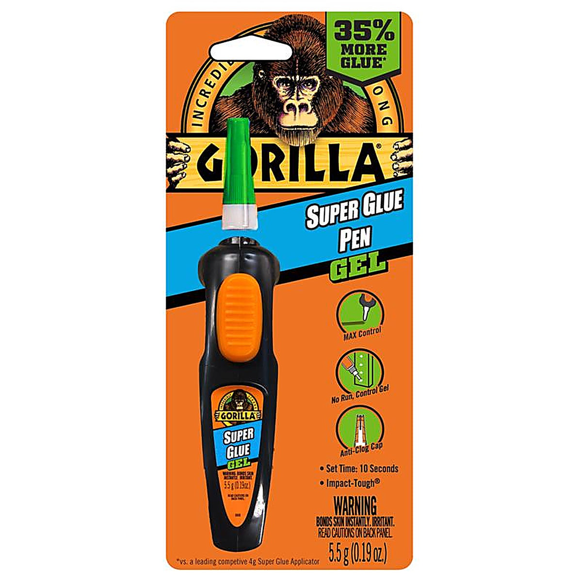 Gorilla - 109642 - High Strength Super Glue Pen 0.19 oz